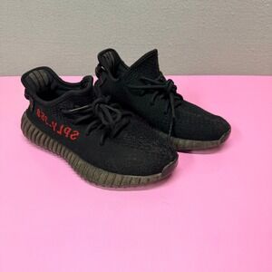 Adidas Yeezy Boost 350 V2 Bred Black Red CP9652 Kids Size 5.5 US